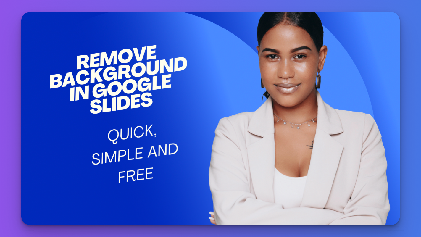 How to Remove a Background from a Picture in Google Slides?
