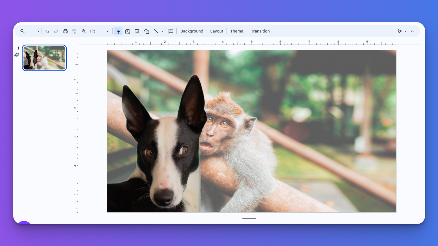 Removing Background from an image in Google Slides