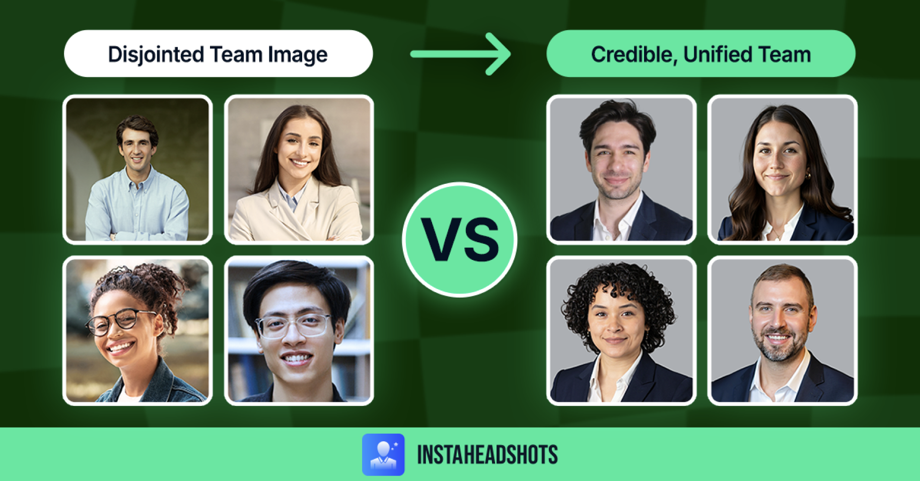 Group Corporate Headshots That Build Credibility