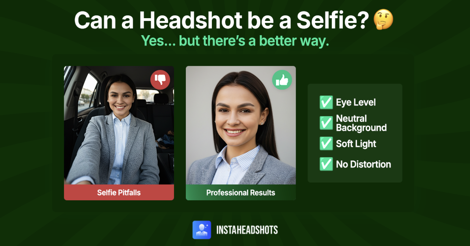 Can a Headshot Be a Selfie?