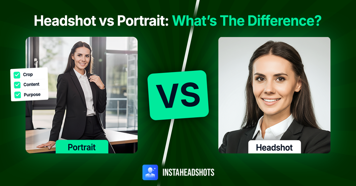 Headshot vs Portrait Photography: What’s the Difference?