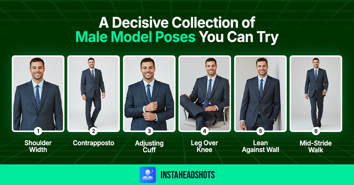 A Decisive Collection of Male Model Poses You Can Try