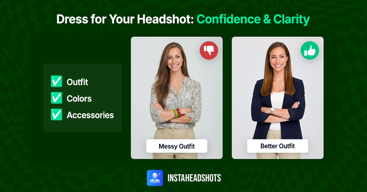 What to Wear for Professional Headshots for Females?